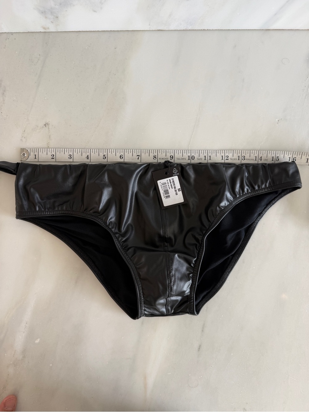 Black DSQUARED2 Bikini Bottoms with Waist Strap - Picture 5 of 5